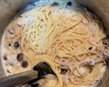 きのこと明太子パスタ作り方8写真