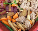 根菜煮☆豚肉とごぼうとさつまいもと椎茸作り方5写真