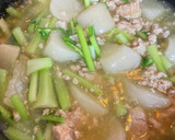 かぶのとろとろ鶏そぼろ餡掛け作り方5写真