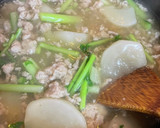 かぶのとろとろ鶏そぼろ餡掛け作り方6写真