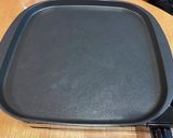 ラーメン付属スープで梅大葉もんじゃ焼作り方7写真