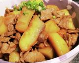 じゃが芋と豚肉のピリ辛こってり炒め♪作り方11写真