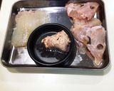カワハギの肝醤油+レモン・ごま油作り方1写真