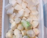 豚バラと里芋大根の炒め煮作り方1写真