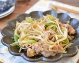 豚肉とモヤシの甘辛チーズ炒め☆作り方5写真
