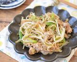 豚肉とモヤシの甘辛チーズ炒め☆作り方6写真