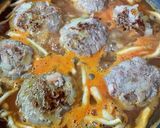 ベーコン入り煮込みハンバーグ作り方6写真