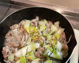 白菜の漬物と豚肉の炒め物作り方3写真