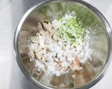 旨み凝縮！エビ鶏団子のクルトン揚げ♪作り方7写真