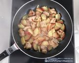 林檎とコロコロチキンのハチミツ煮作り方7写真