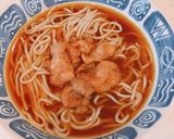 レンジ簡単！カレールーで、カレー南蛮そば作り方6写真
