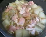 シンプル家庭料理☆鶏大根煮作り方5写真