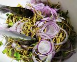 茶そばサラダ作り方5写真