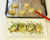 じゃが芋の挽き肉乗せ☆簡単マヨチーズ焼き作り方4写真