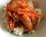 簡単○キムチと鮭フレークのお茶漬け作り方4写真
