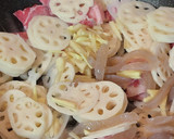 れんこん豚と生姜のオイスター炒め作り方3写真