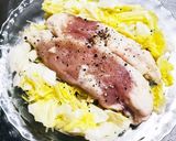 白菜・ささみ・レモンで爽やかレンジ蒸し作り方5写真