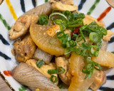 焼肉のタレで簡単！鶏肉と大根の甘辛煮作り方8写真