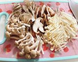 生姜香る☆肉団子ときのこの甘酢あんかけ作り方1写真