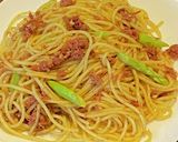 簡単、カルボナーラと明太子のスパゲティ作り方7写真
