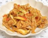 豚バラ肉でポークチャップお弁当のおかず作り方7写真