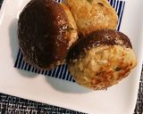 椎茸餃子のせ焼き作り方4写真