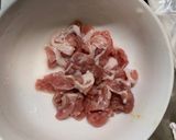 中華風オイデミドリア味回鍋肉風甘酢酢豚作り方1写真