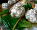 鶏胸肉の団子入り和風スープ作り方7写真
