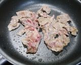簡単！豚ニラ白菜のクリーム炒め作り方2写真