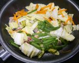 簡単！豚ニラ白菜のクリーム炒め作り方3写真