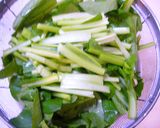 シャキシャキ小松菜のカルシウムサラダ作り方1写真