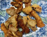 ビールに♪鳥皮のパリパリ焼き作り方11写真