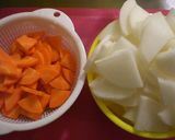 韓国風♡牛すじピリ辛煮込み作り方4写真
