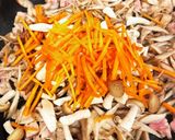 ごぼうと鶏モモの炊き込みご飯作り方5写真