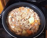 おでんの汁で簡単炊き込みご飯作り方4写真
