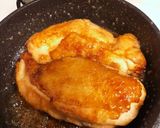 鶏むね肉で☆照り焼きバターステーキ☆作り方5写真