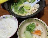梅でさっぱり白だし鶏団子鍋作り方1写真