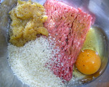 完熟トマトの煮込みハンバーグ作り方1写真