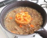 里芋のごま味噌 焼ビーフン作り方5写真