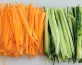 野菜もとれる！えびの生春巻き作り方3写真
