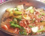 豚肉とチンゲン菜のオイスターソース炒め作り方4写真