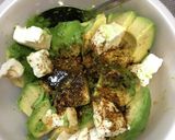 アボカドクリームチーズの麺つゆ七味和え☆作り方3写真