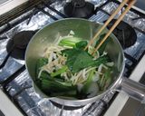 揚げ卵と旬野菜の甘酢あんかけ作り方5写真