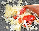 ペルー風、魚介のしっとりチャーハン♪作り方2写真