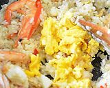 ペルー風、魚介のしっとりチャーハン♪作り方8写真