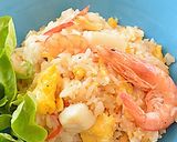 ペルー風、魚介のしっとりチャーハン♪作り方9写真