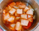 ☆圧力鍋で時短！とうがんと厚揚げの煮物☆作り方3写真