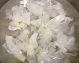 白キクラゲの塩昆布炒め作り方1写真