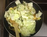 超簡単☆すりごまキャベツマヨ炒飯♪♪♪作り方2写真