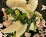 Rp.18 かぶと豚肉deだし炒め作り方4写真